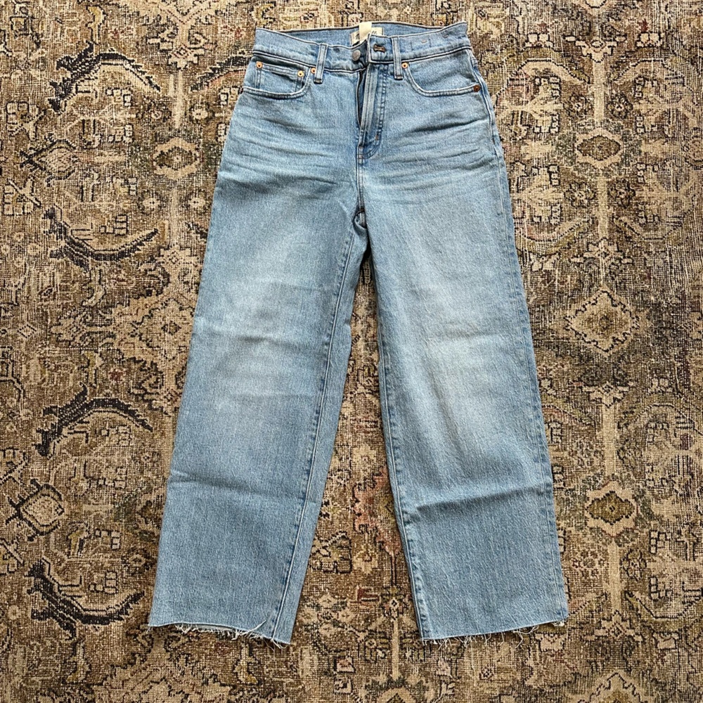 Madewell Perfect Vintage Wide-Leg Cropped Jean